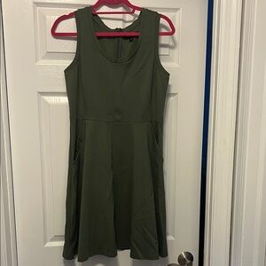 Banana Republic Olive Green Mini Dress